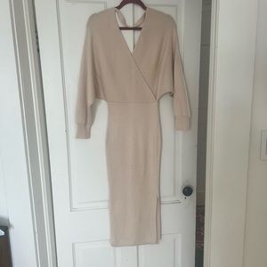 Petal and Pup Cream Dress